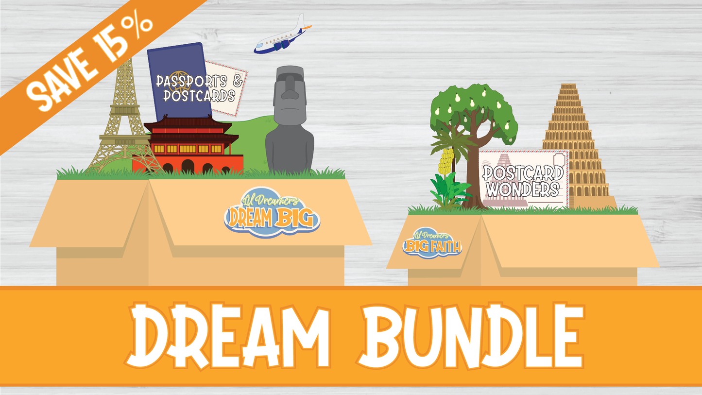 Pre-Pay  ~Passports and Postcards & Postcard Wonders
