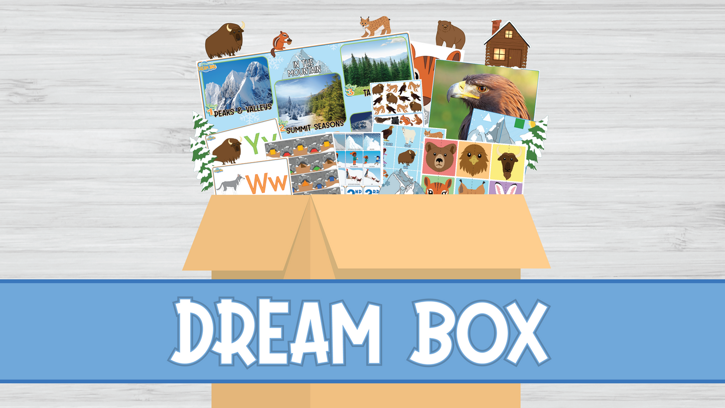 Limited Inventory DREAM BOX - In the Mountains - 10,12,15