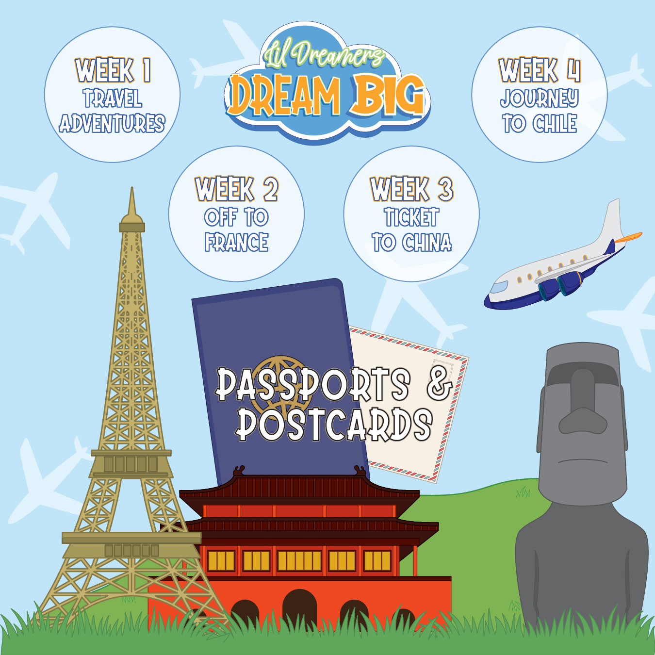 Pre-Pay ~Passports and Postcards